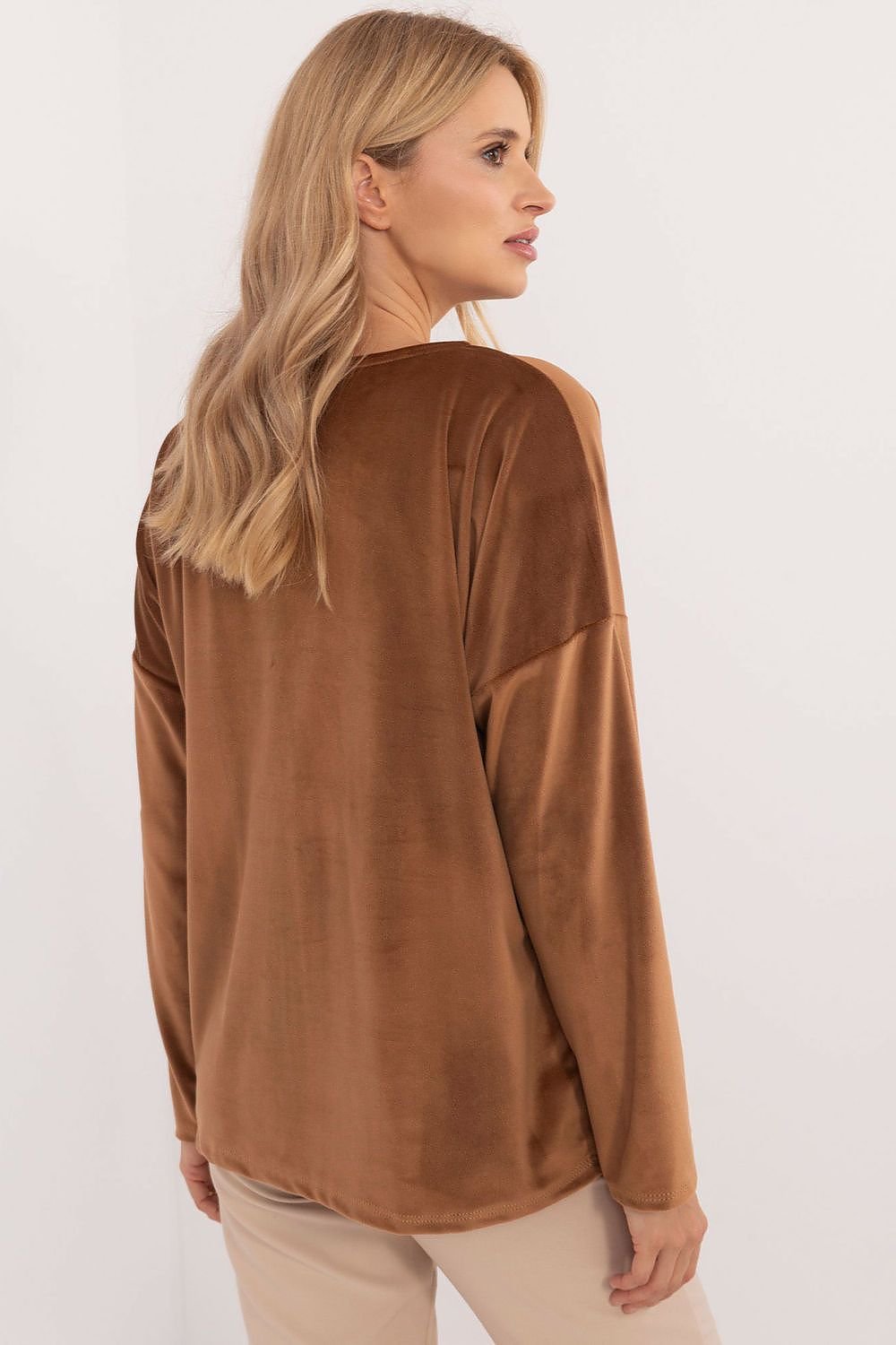 Stylish Velour Blouse