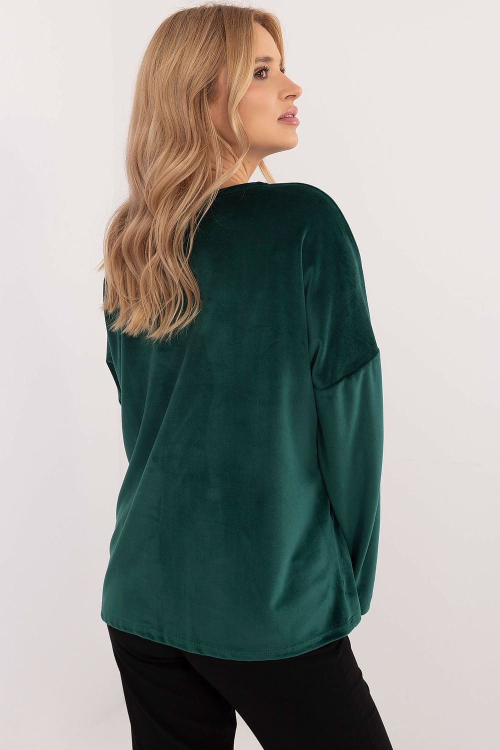 Stylish Velour Blouse