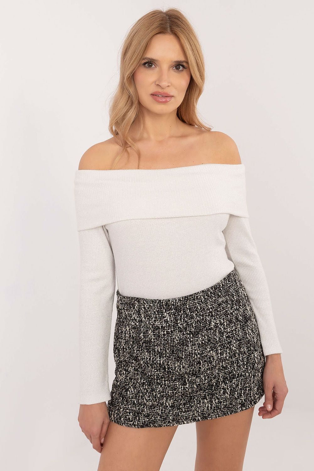 Shoulder-Off Sweater