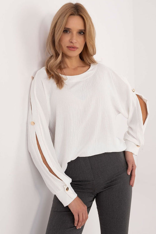 Blends Classic Blouse white / one-size-fits-all MAHYSTYLE