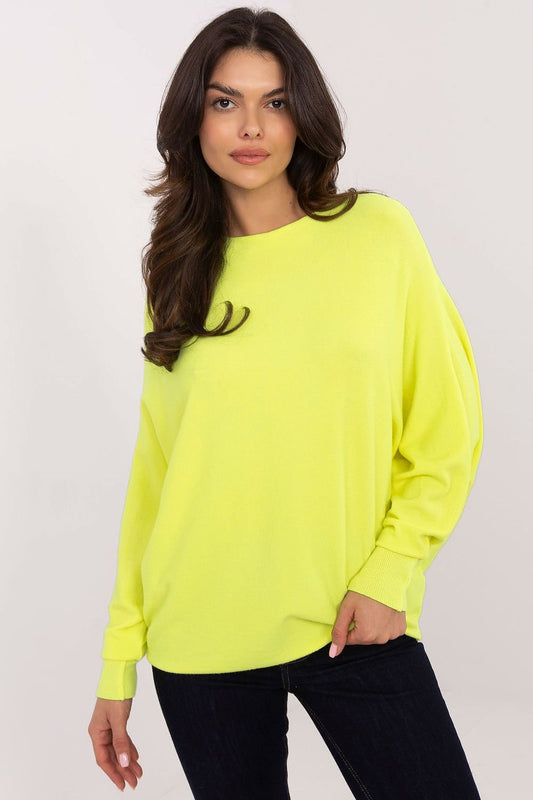 Oversized Sweater yellow / one-size-fits-all MAHYSTYLE