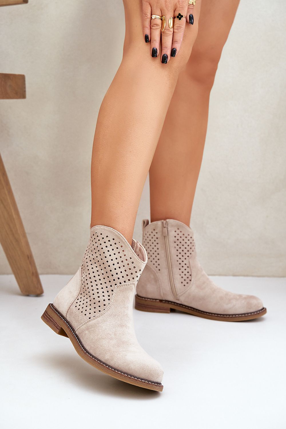 Boots Step in style beige / 36 MAHYSTYLE