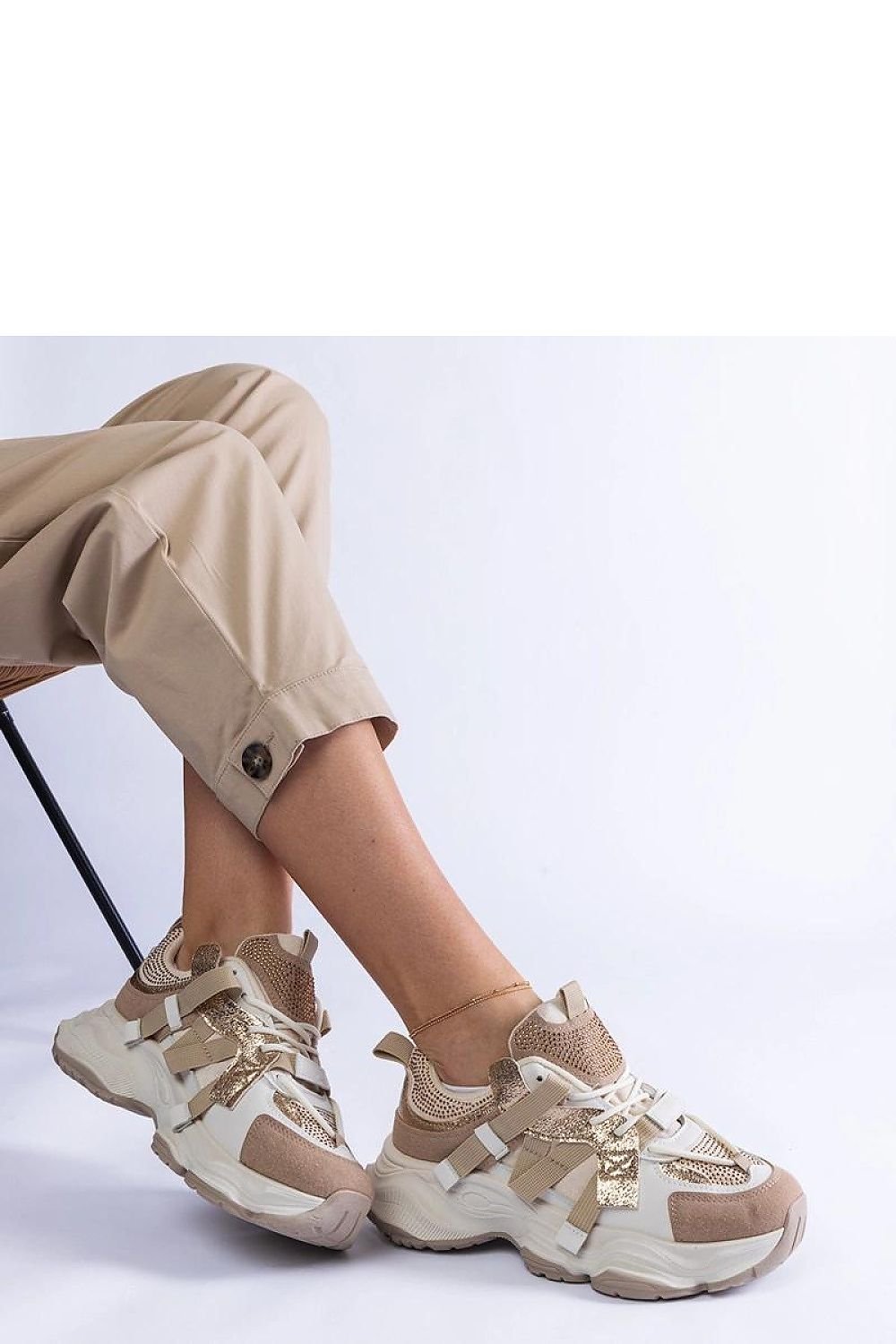 Golden Grace Sneakers beige / 36 MAHYSTYLE