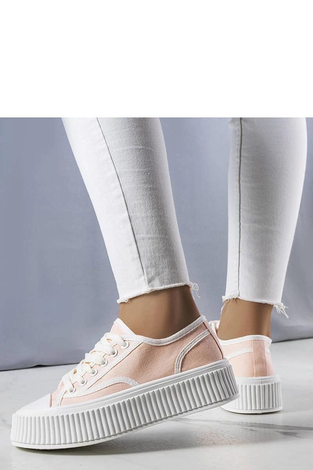 Delores Light Pink Platform Sneakers – Trendy & Comfortable pink / 36 MAHYSTYLE