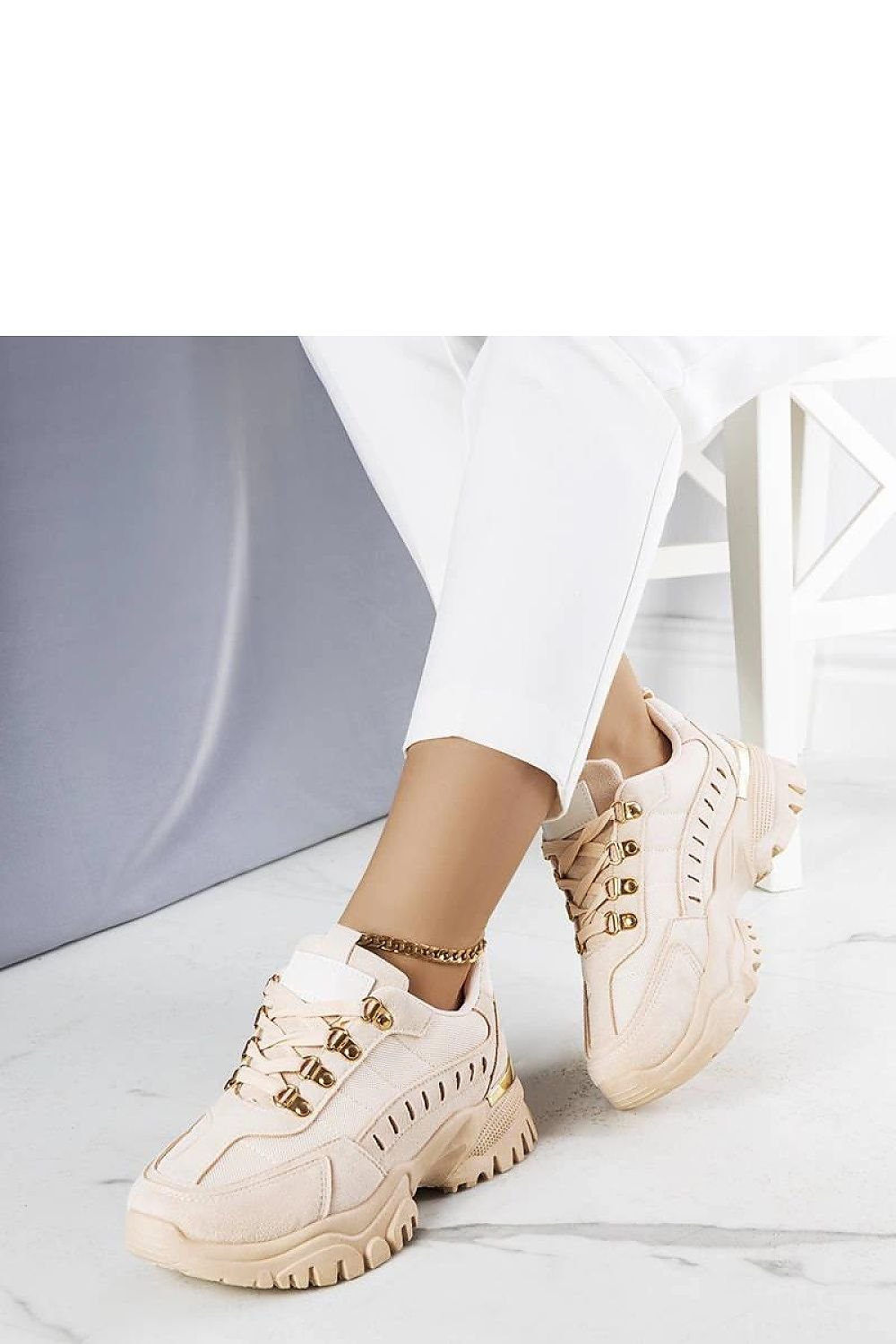 Beige Mindy Sneakers – Summer Comfort & Style beige / 36 MAHYSTYLE