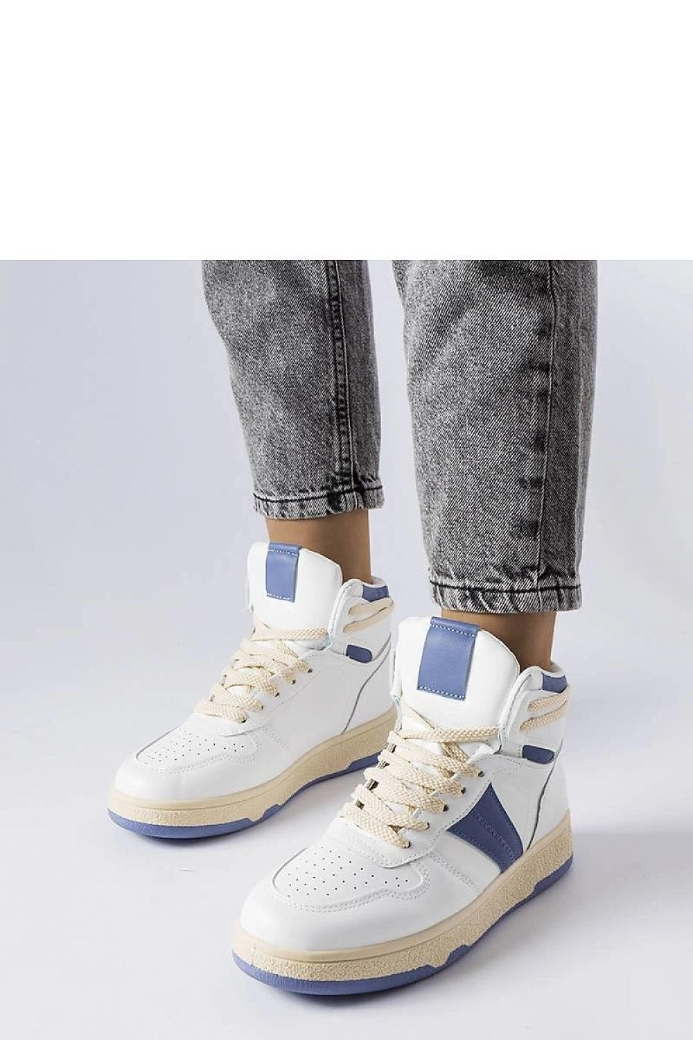 Robin Blue High-Top Sneakers blue / 36 MAHYSTYLE