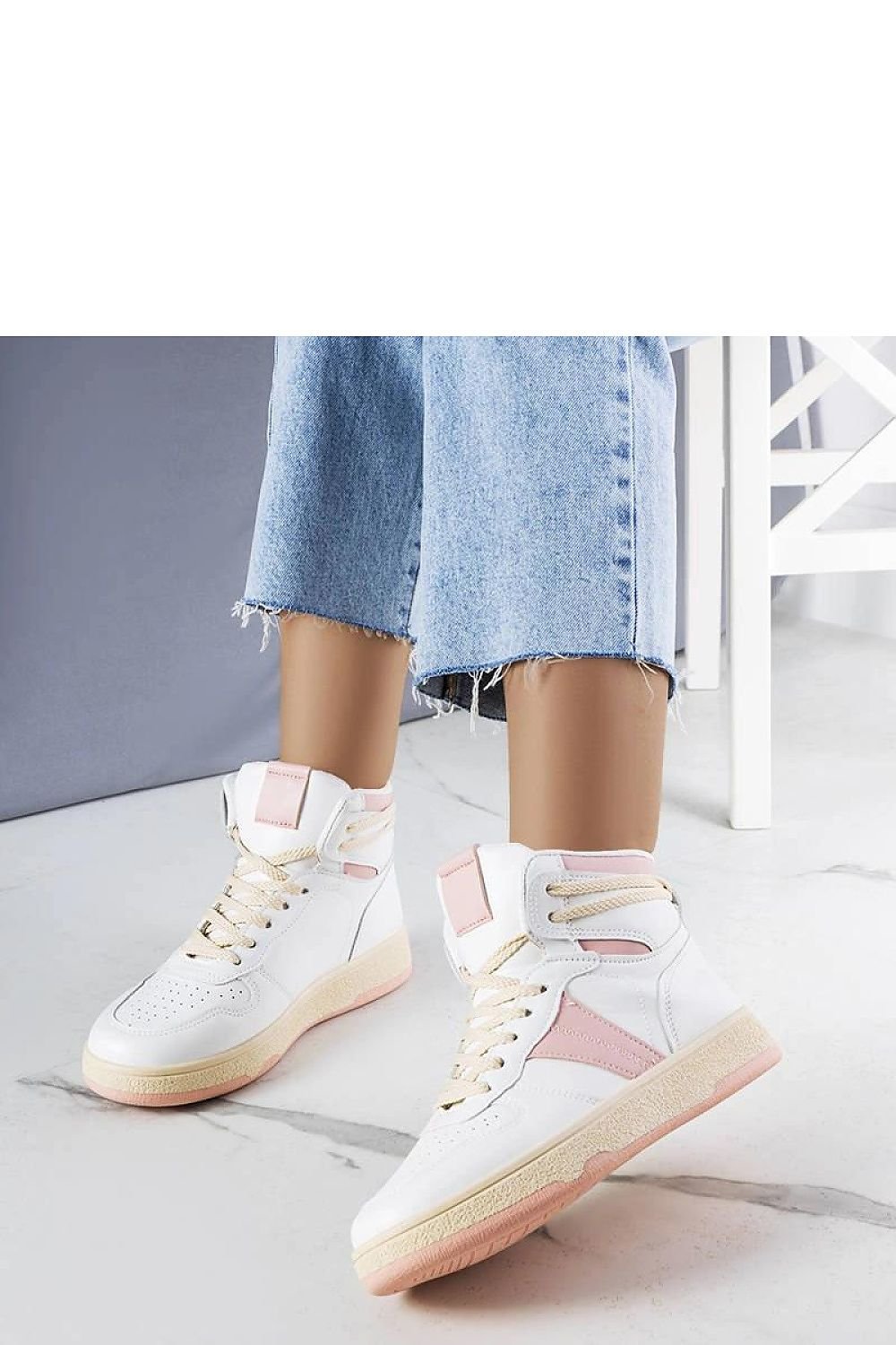 Robin Blue High-Top Sneakers blue / 36 MAHYSTYLE