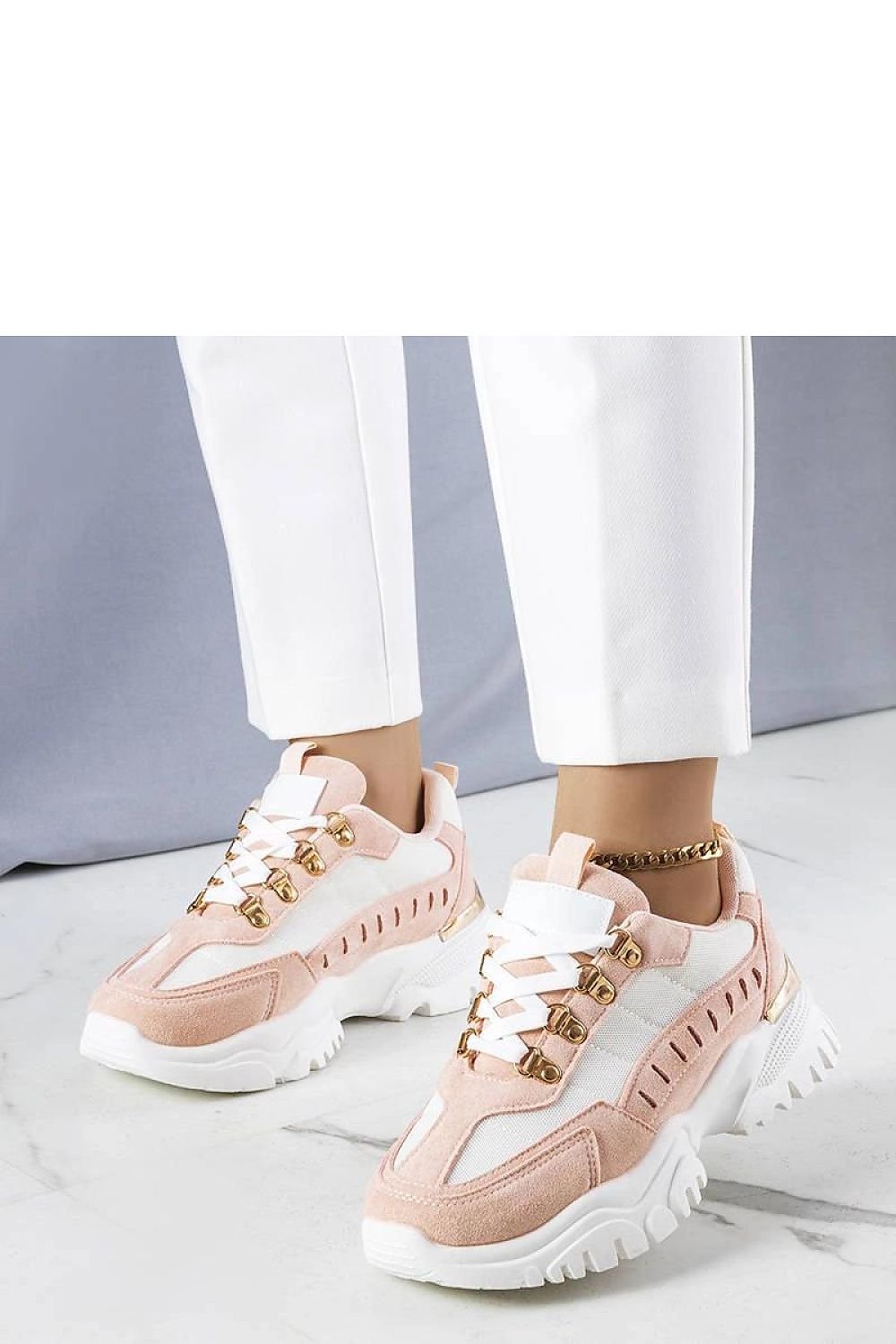 Beige Mindy Sneakers – Summer Comfort & Style pink / 36 MAHYSTYLE