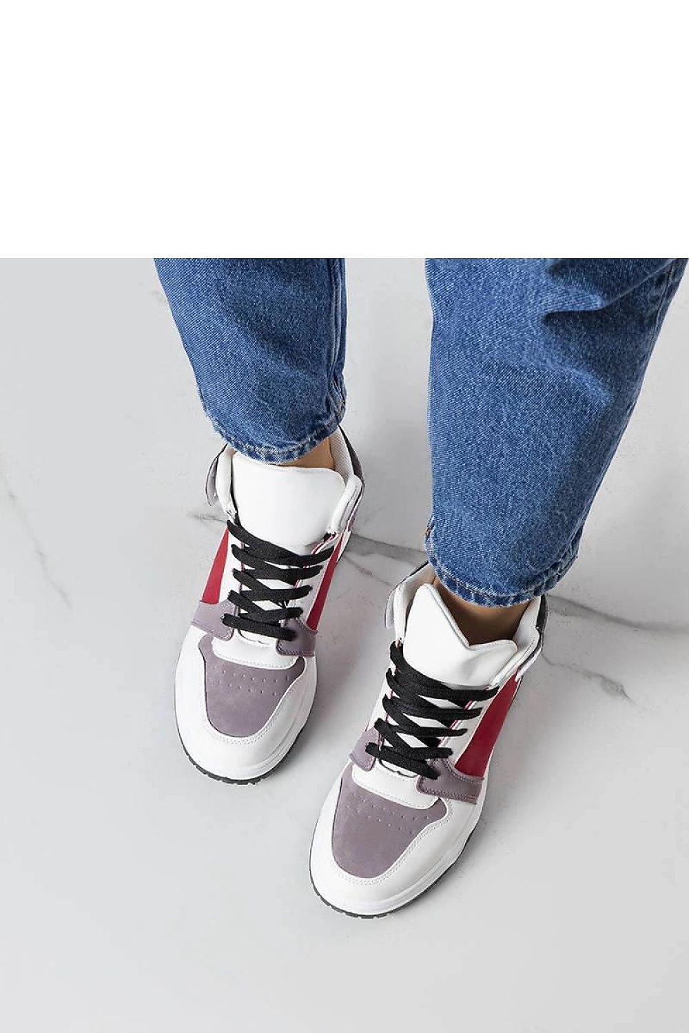 Purple Ankle Sneakers violet / 36 MAHYSTYLE