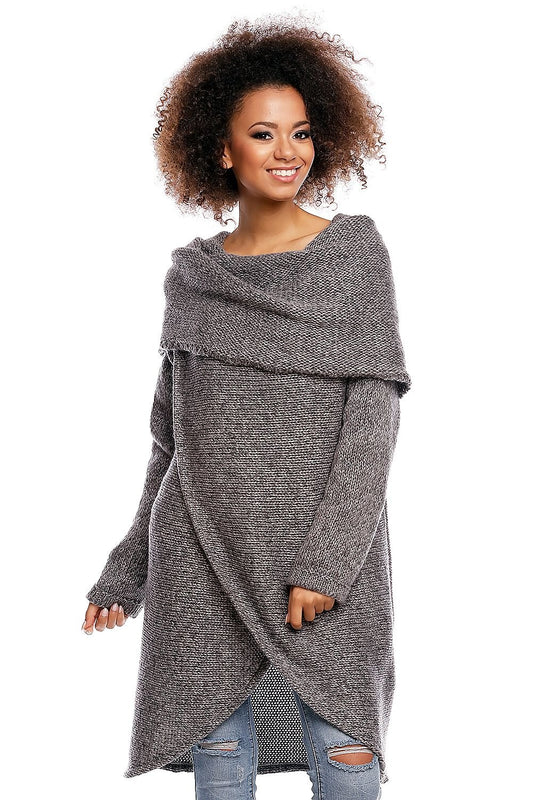 Asymmetric Long Jumper - PeeKaBoo grey / one-size-fits-all MAHYSTYLE