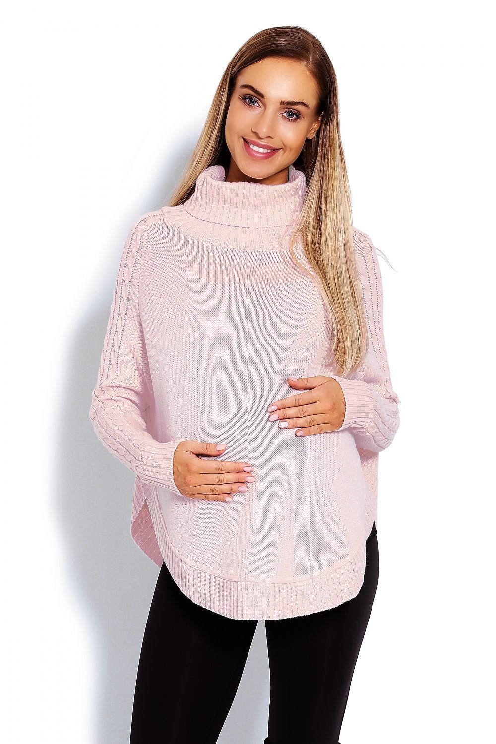 Turtleneck Poncho - PeeKaBoo pink / one-size-fits-all MAHYSTYLE