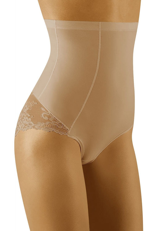 High-Rise Figure-Modelling Panties by Wolbar beige / S MAHYSTYLE