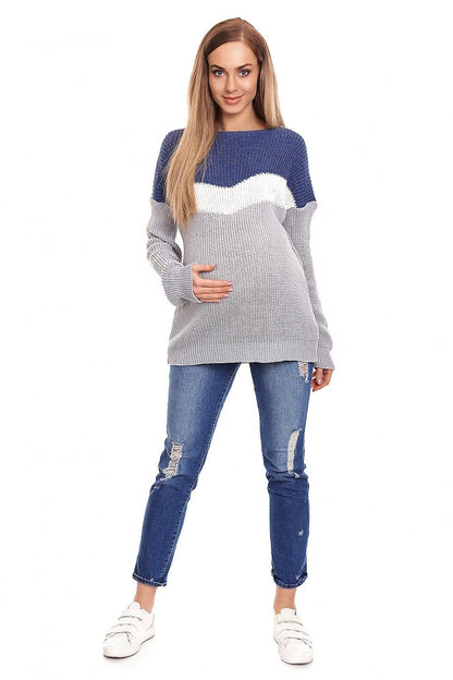 Boat Neck Maternity Sweater by PeeKaBoo multicolor / one-size-fits-all MAHYSTYLE