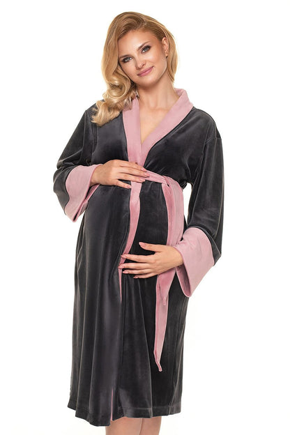 Velour Comfort Robe by PeeKaBoo