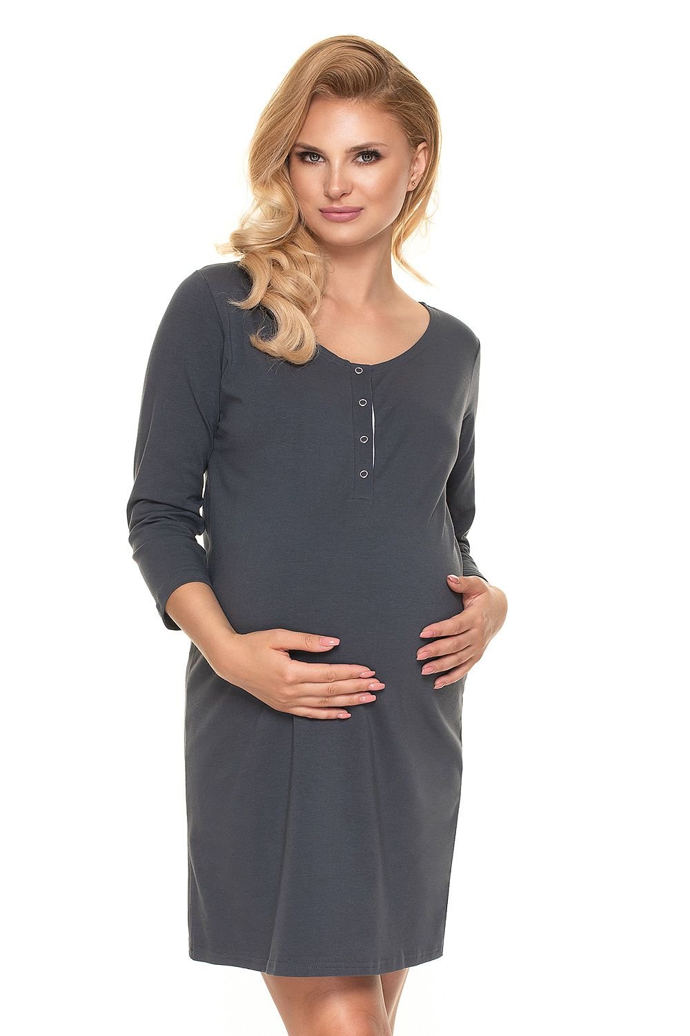 Nursing Comfort Nightshirt by PeeKaBoo grey / S/M MAHYSTYLE