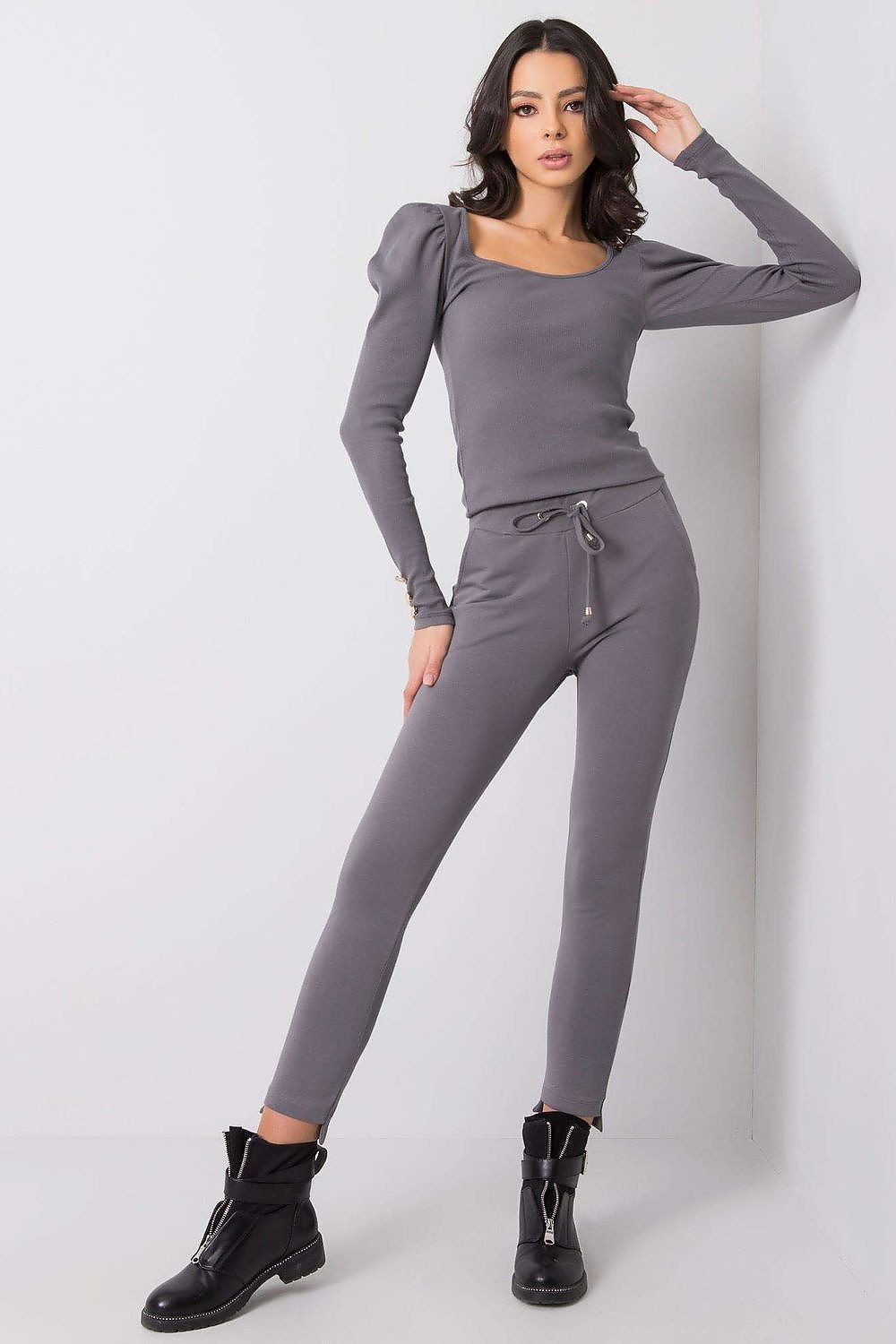BFG – Women’s Tapered Sweatpants with Waist Tie