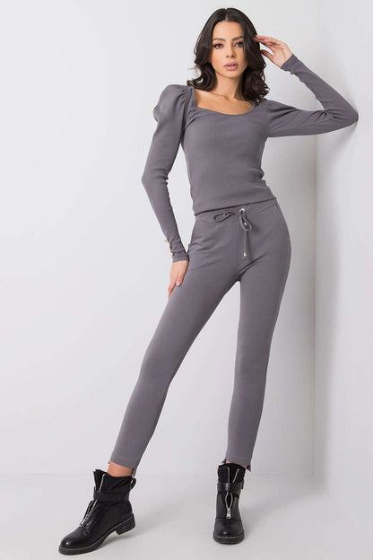 BFG – Women’s Tapered Sweatpants with Waist Tie