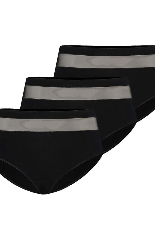 Teyli Classic High-Waist Cotton Panties black / XS MAHYSTYLE