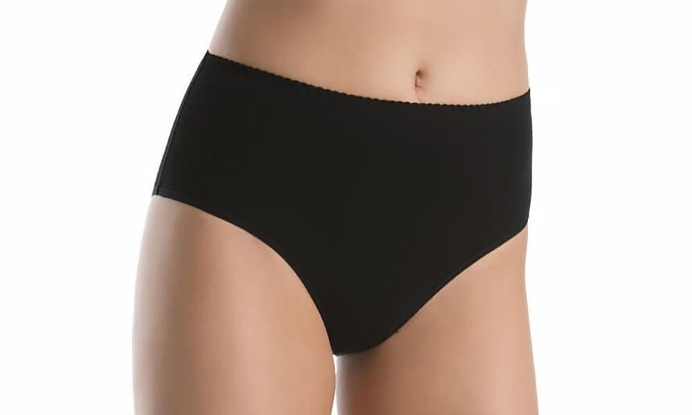 Classic Bamboo High-Waist Panty Set Black - Teyli