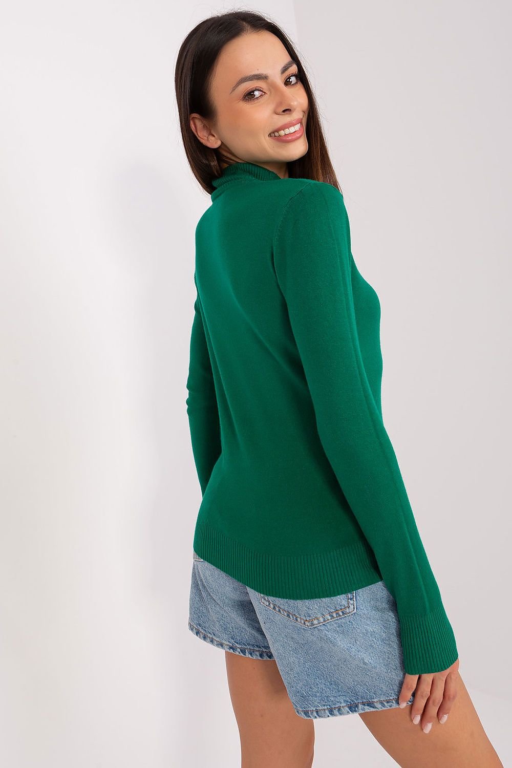 Turtleneck Long-Sleeve Sweater