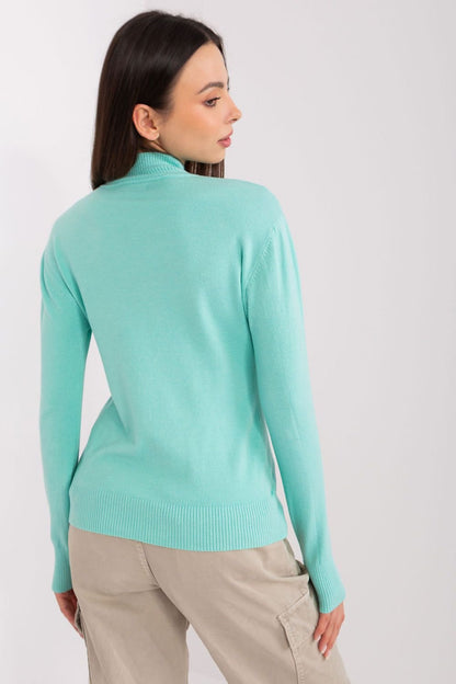 Turtleneck Long-Sleeve Sweater