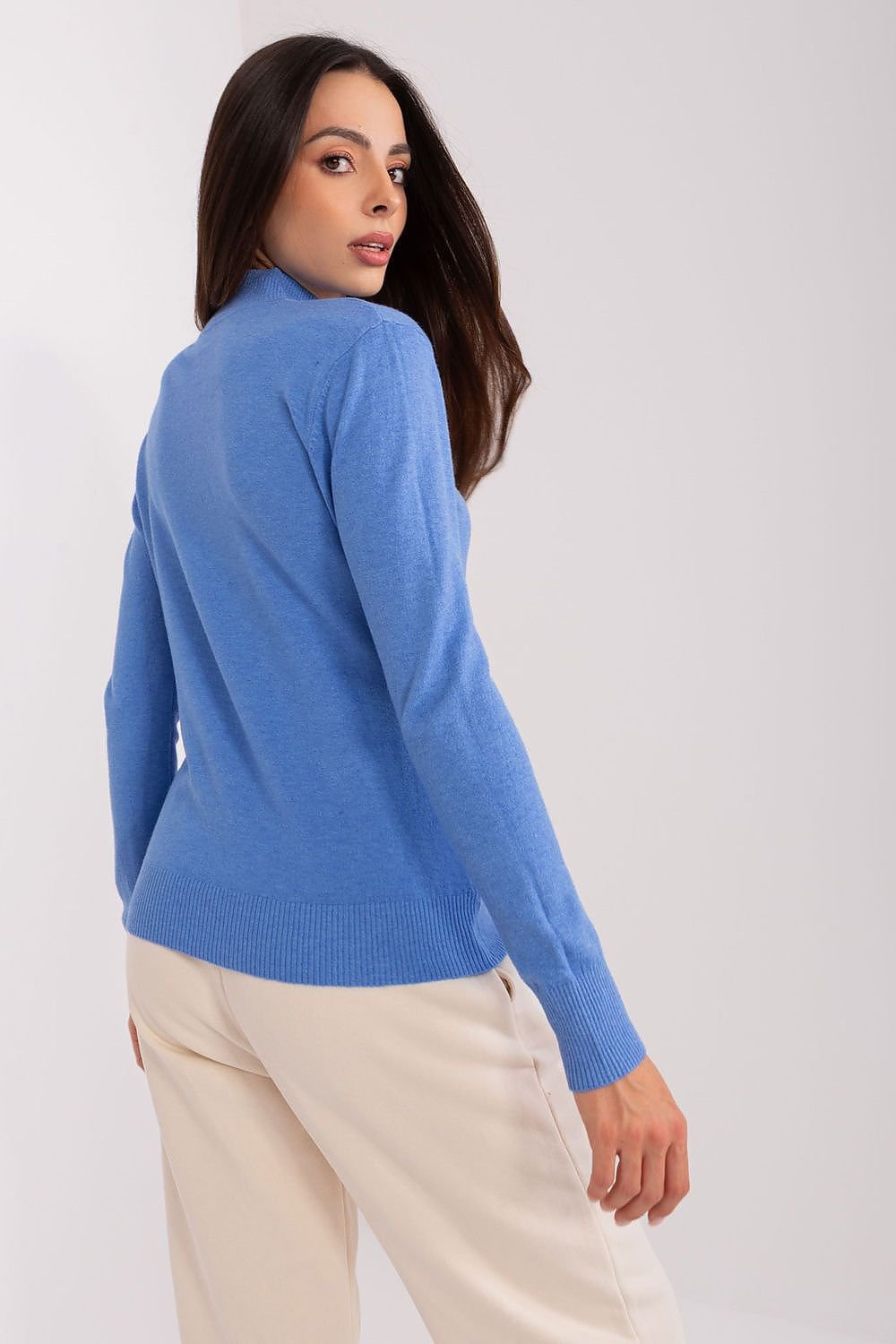 Turtleneck Long-Sleeve Sweater