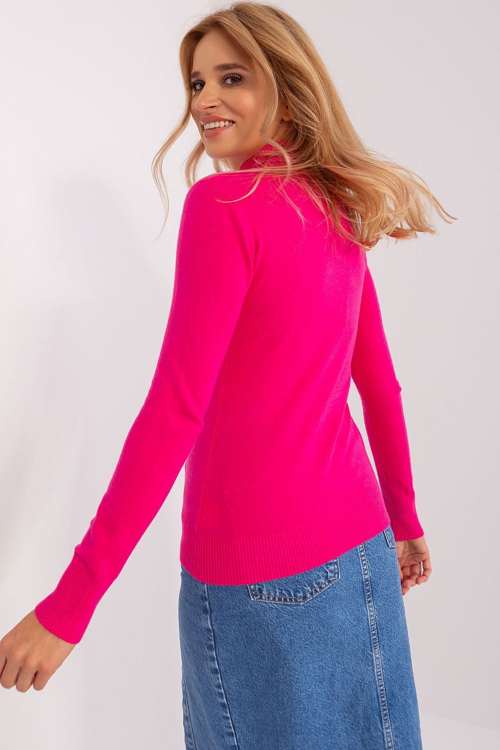 Turtleneck Long-Sleeve Sweater