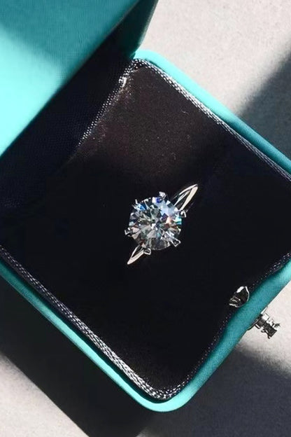 Moissanite Ring - 3 Carat