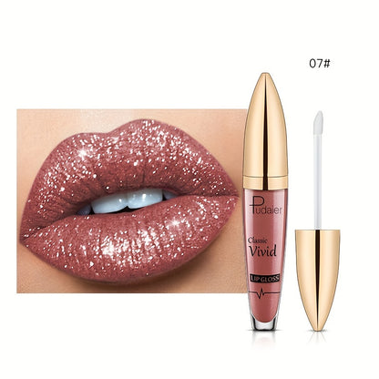 Pudaier Shiny Stars Lip Gloss – High-Gloss, Long-Lasting & Moisturizing