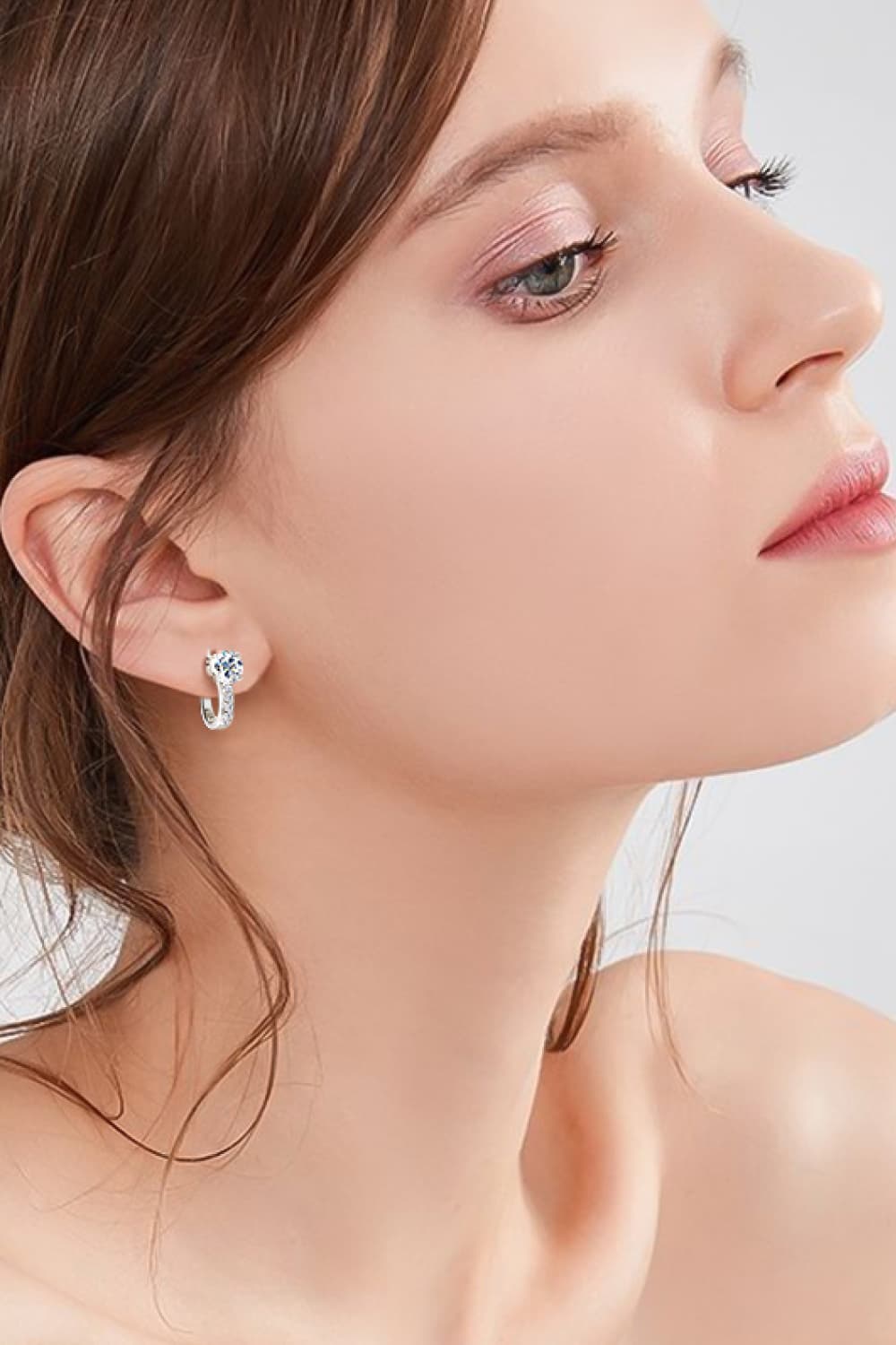 Moissanite Earrings - 2 Carat